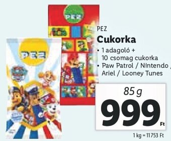 Lidl Pez Cukorka 85 g ajánlat
