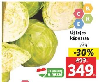 Lidl Új fejes káposzta 1 kg ajánlat
