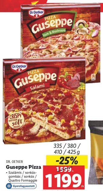 Lidl Dr.Oetker Guseppe Pizza 335 - 425 g ajánlat