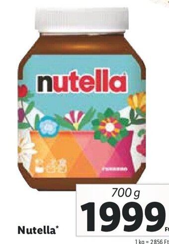Lidl Ferrero Nutella 700 g ajánlat