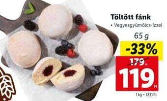 Lidl Töltött fánk 65 g ajánlat