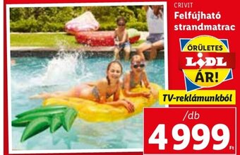Lidl Crivit Felfújható strandmatrac 1 db ajánlat