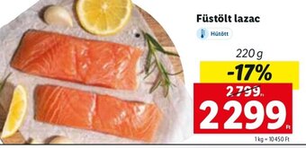 Lidl Füstölt lazac 220 g ajánlat