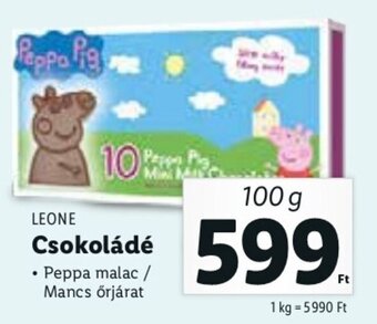 Lidl Leone Csokoládé 100 g ajánlat