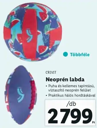 Crivit Neoprén labda 1 db