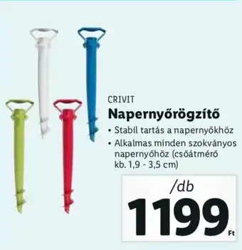 Lidl Crivit Napernyőrögzítő 1 db ajánlat