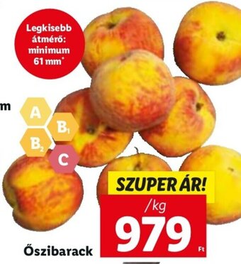 Lidl Őszibarack 1 kg ajánlat