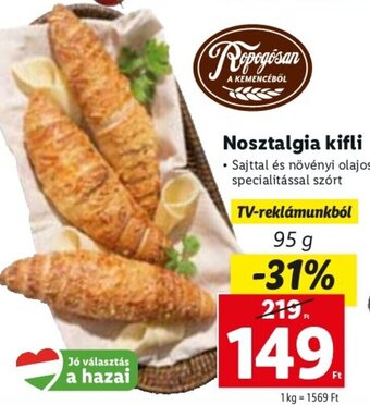 Lidl Nosztalgia kifli 95 g ajánlat
