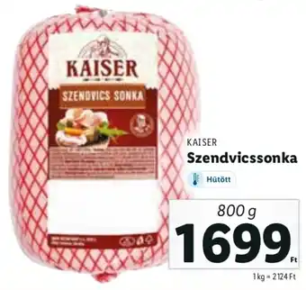Lidl Kaiser Szendvicssonka 800 g ajánlat