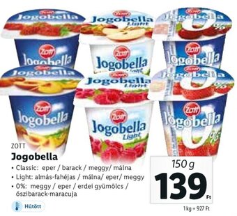 Lidl Zott Jogobella 150 g ajánlat