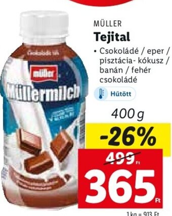 Lidl Müller Tejital 400 g ajánlat