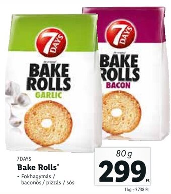 7Days Bake Rolls 80 g