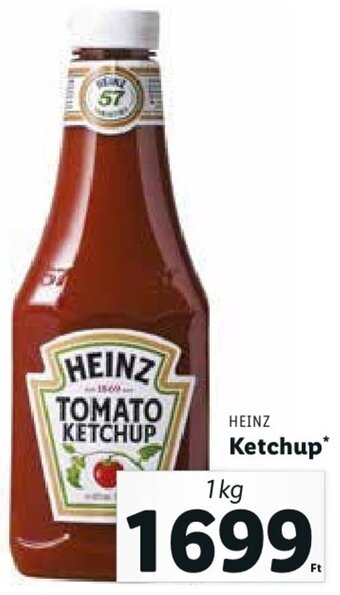 Lidl Heinz Ketchup 1 kg ajánlat
