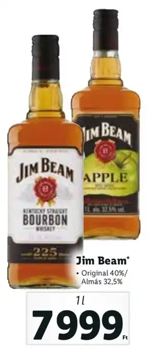 Lidl Jim Beam 1 l ajánlat