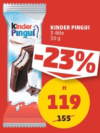 PENNY Kinder Pingui 30 g ajánlat