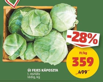 PENNY Új fejes káposzta 1 kg ajánlat