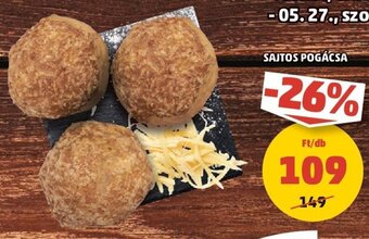 PENNY Sajtos pogácsa 1 db ajánlat