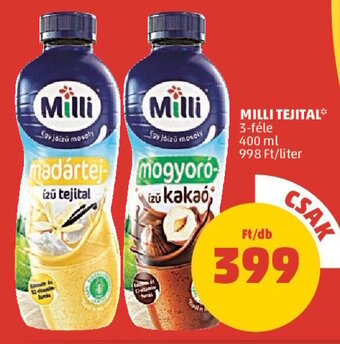 PENNY Milli Tejital 400 ml ajánlat