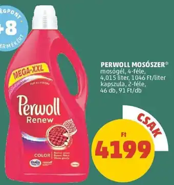 Perwoll Mosószer 4,015 l / 46 db