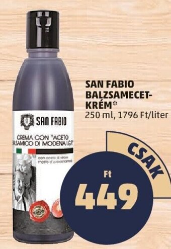 PENNY San Fabio Balzsamecet- krém 250 ml ajánlat