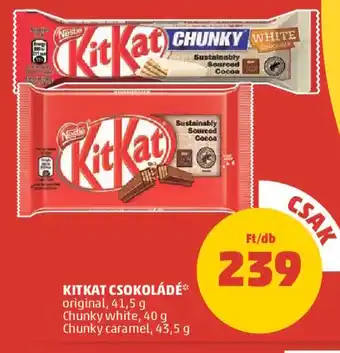 PENNY Nestlé Kitkat csokoládé 40 - 43,5 g ajánlat