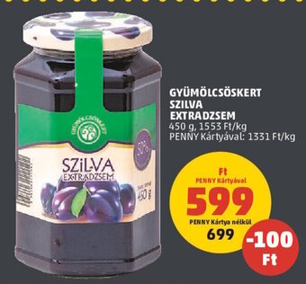 PENNY Gyümölcsöskert Szilva extradzsem 450 g ajánlat