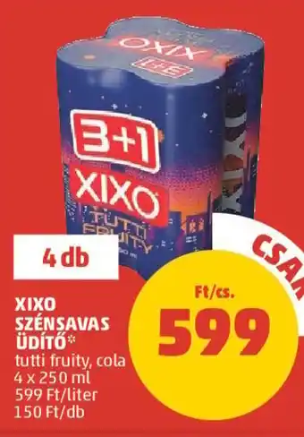 PENNY Xixo Szénsavas üdítő 4 x 250 ml ajánlat