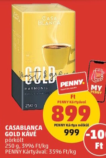 PENNY Casablanca Gold kávé 250 g ajánlat