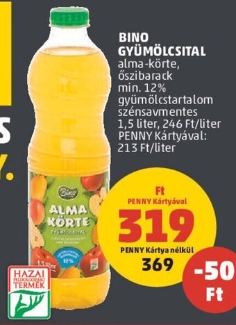 PENNY Bino Gyümölcsital 1,5 l ajánlat