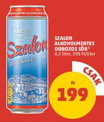 Szalon Alkoholmentes dobozos sör 0,5 l