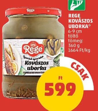 PENNY Rege Kovászos uborka 360 g ajánlat