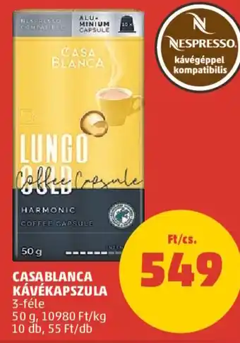 PENNY Casa Blanca Kávékapszula 50 g ajánlat
