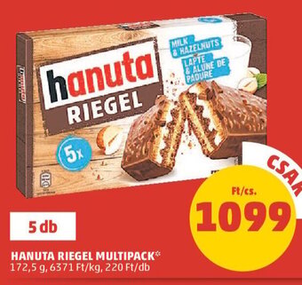PENNY Hanuta riegel multipack 172,5 g ajánlat