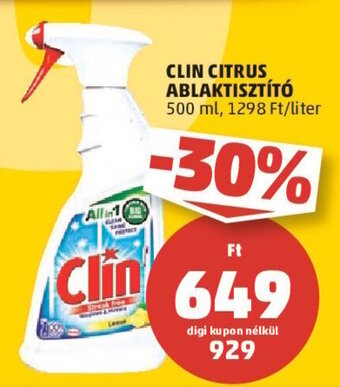 Clin Citrus ablaktisztító 500 ml