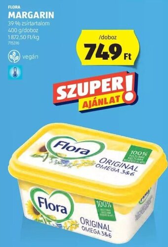 ALDI Flora Margarin 400 g ajánlat