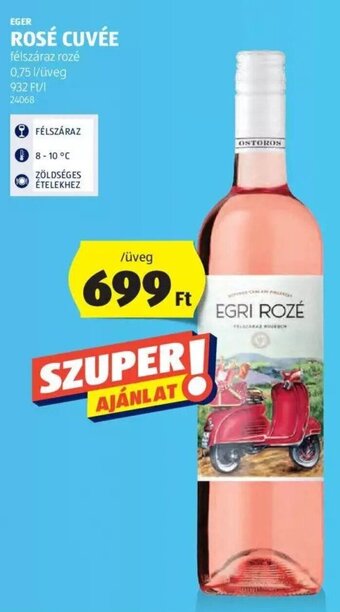 ALDI Eger Rosé cuvée 0,75 l ajánlat
