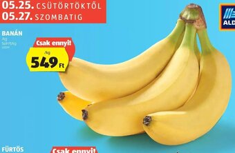 ALDI Banán 1 kg ajánlat