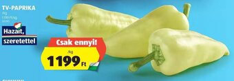 ALDI Tv-paprika 1 kg ajánlat
