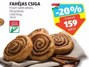 Fahéjas csiga 100 g