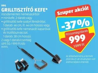 ALDI Bbq Grilltisztító kefe 2 / 1 db ajánlat
