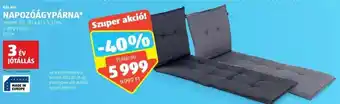 ALDI Belavi Napozóágypárna 1 db ajánlat