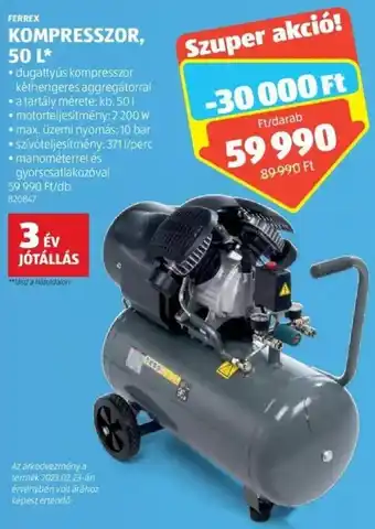 ALDI Ferrex Kompresszor 1 db ajánlat