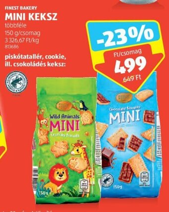 ALDI Finest Bakery Mini keksz 150 g ajánlat