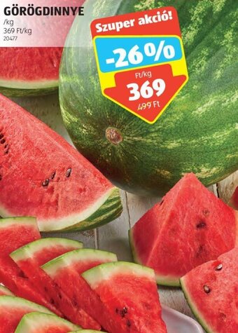 ALDI Görögdinnye 1 kg ajánlat