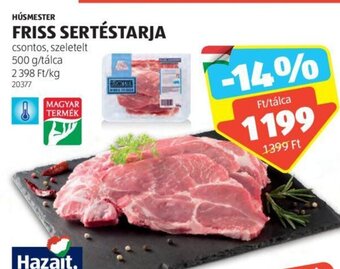ALDI Húsmester Friss sertéstarja 500 g ajánlat