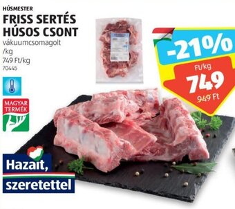 ALDI Húsmester Friss sertés húsos csont 1 kg ajánlat