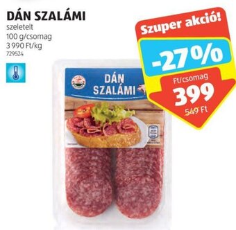 ALDI Dán szalámi 100 g ajánlat