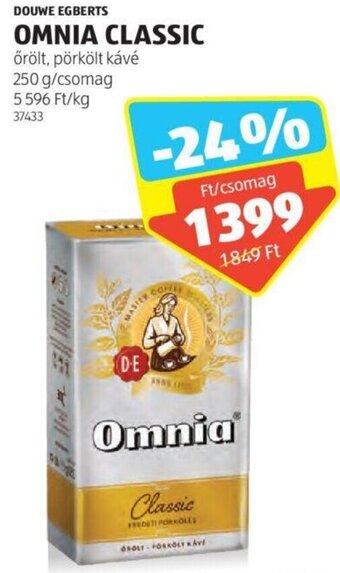 ALDI Douwe Egberts Omnia classic 250 g ajánlat