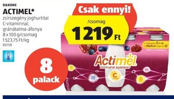 ALDI Danone Actimel 8 x 100 g ajánlat