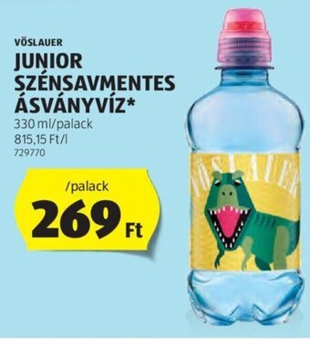 ALDI Vöslauer Junior szénsavmentes ásványvíz 330 ml ajánlat